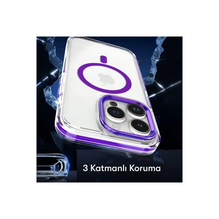 Joko İphone 15 Pro Max Bella Magsafe Kapak - Turuncu