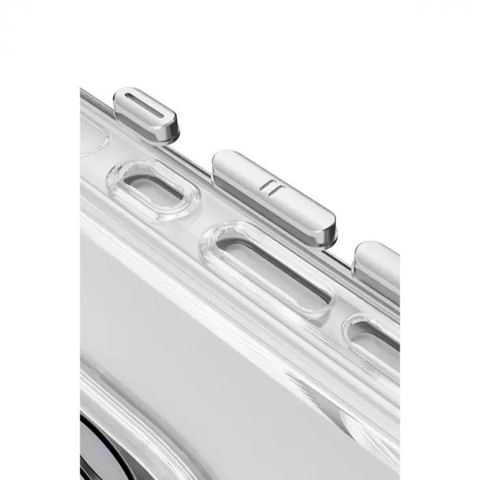 Joko İphone 15 Pro Max Gleam Pc Sert Magsafe Kılıf - Şeffaf-siyah