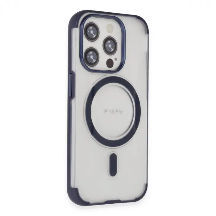 Joko İphone 15 Pro Max Hilton Magsafe Kapak - Lacivert