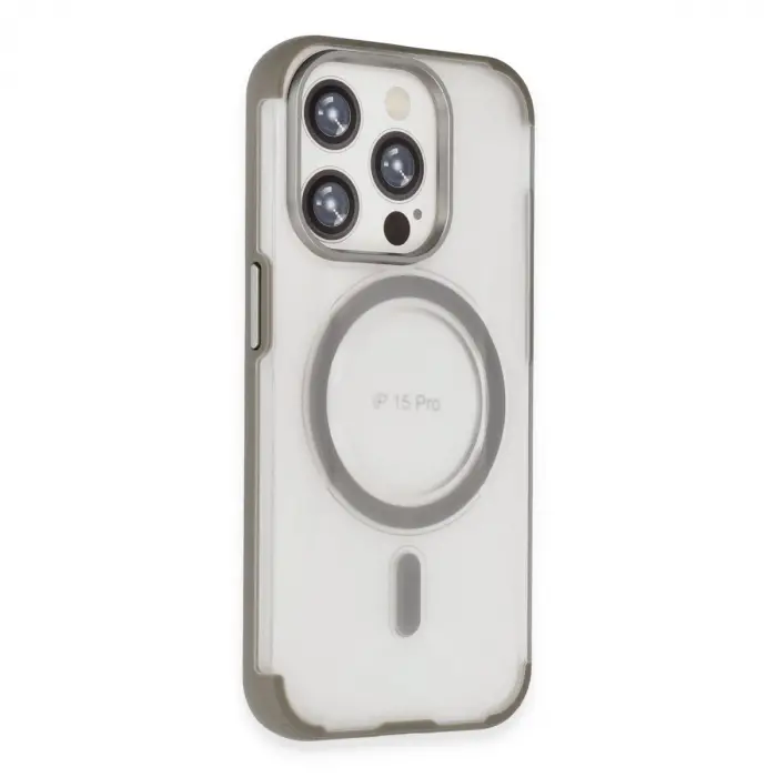 Joko İphone 15 Pro Max Hilton Magsafe Kapak - Titan Gri