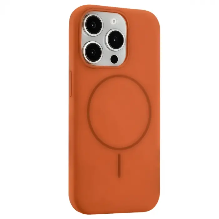 Joko  İphone 15 Pro Max Kılıf Jully Magsafe Kapak - Turuncu