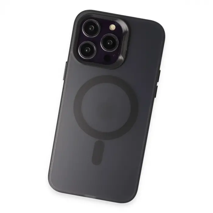 Joko İphone 15 Pro Max Kılıf Mateks Magsafe Kapak - Siyah