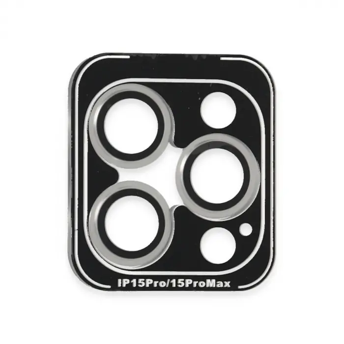 Joko İphone 15 Pro Max Pvd Metal Kamera Lens - Gümüş