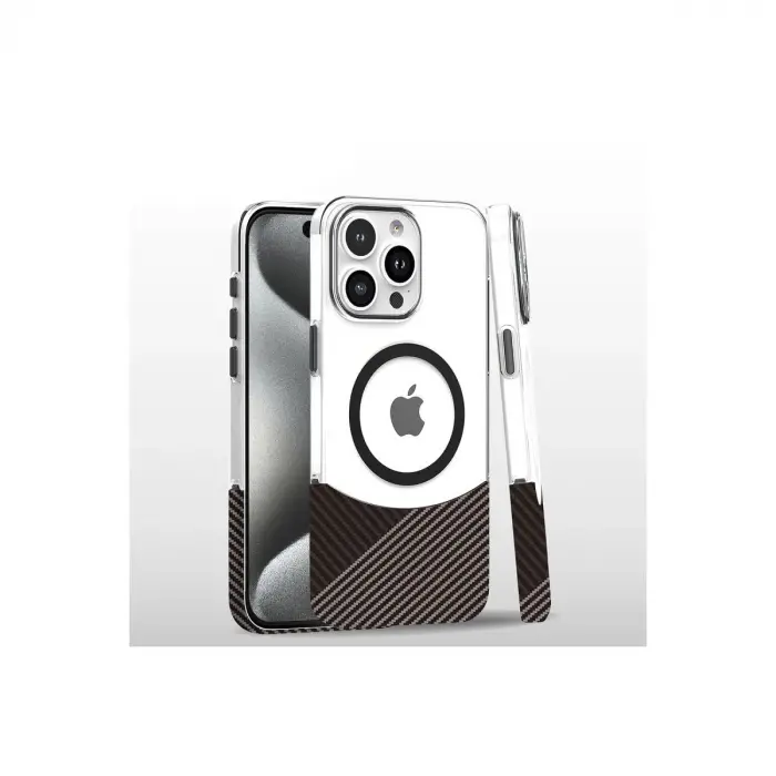 Joko İphone 16 Pro Carbon Puzzle Magsafe Kapak - Gri