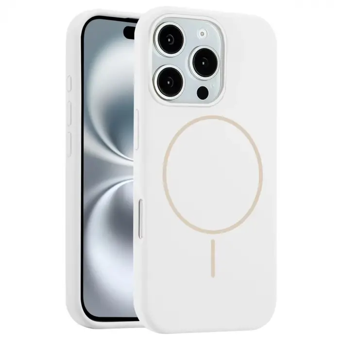 Joko  İphone 16 Pro Max Kılıf Jully Magsafe Kapak - Beyaz