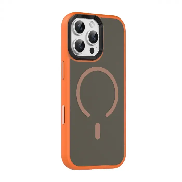 Joko  İphone 16 Pro Max Megane Magsafe Kapak - Turuncu