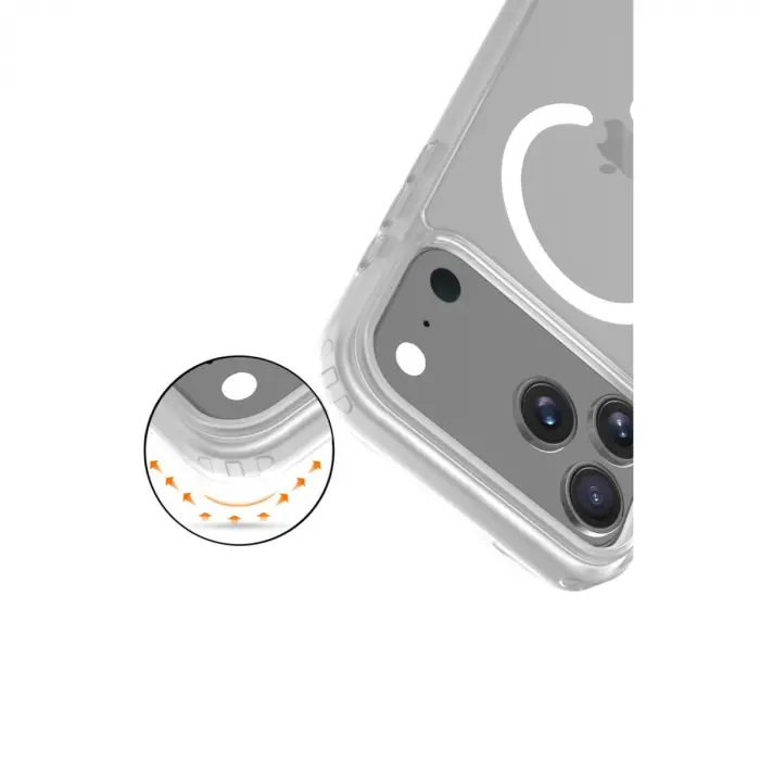 Joko  İphone 17 Pro Max Jota Magsafe Kapak - Şeffaf