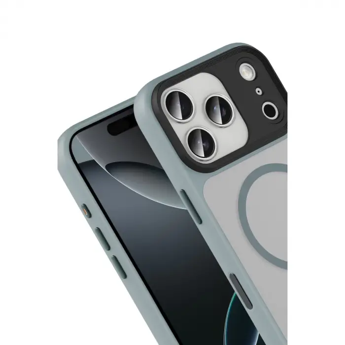 Joko  İphone 17 Pro Max Megane Magsafe Kapak - Titan Gri