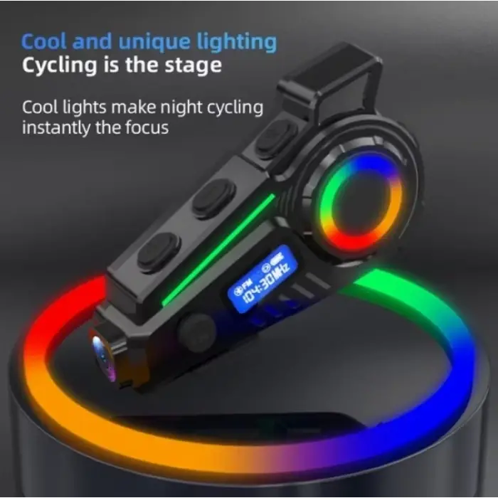 K19 Kameralı Motosiklet Kask Bluetooth Kulaklık Su Geçirmez Intercom Radyolu Hafıza Kartlı