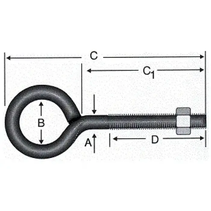 Kaynaklı Civata M8x160 - 50 Adet