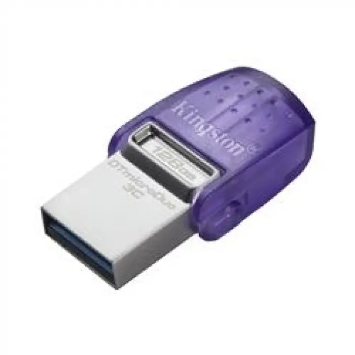 Kingston DTDUO3CG3-128GB DataTraveler microDuo 3C 200MB-s dual USB-A + USB-C Flash Bellek (KDO)