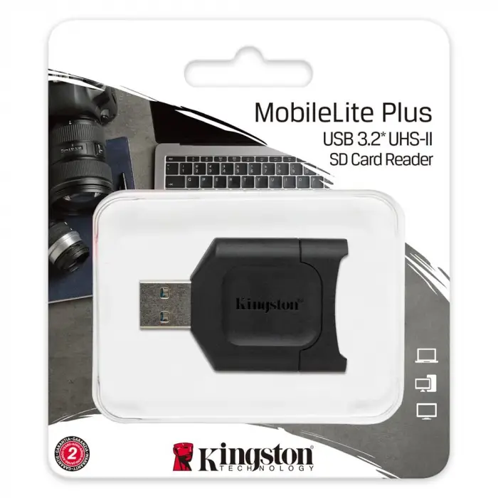 Kingston MLP MobileLite Plus USB 3.1 SDHC-SDXC UHS-II Card Reader (KDO)