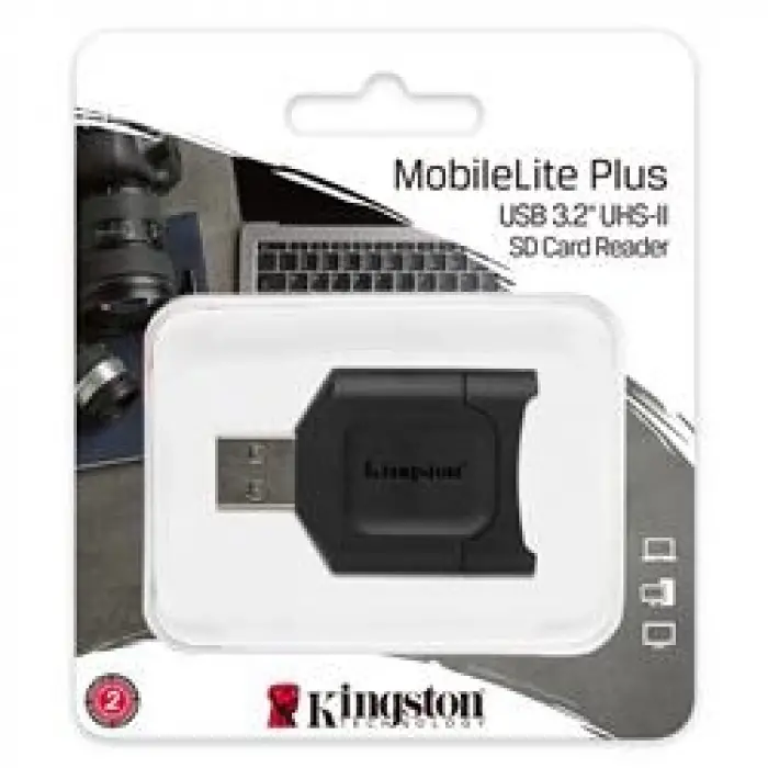 Kingston MLP MobileLite Plus USB 3.1 SDHC-SDXC UHS-II Card Reader (KDO)