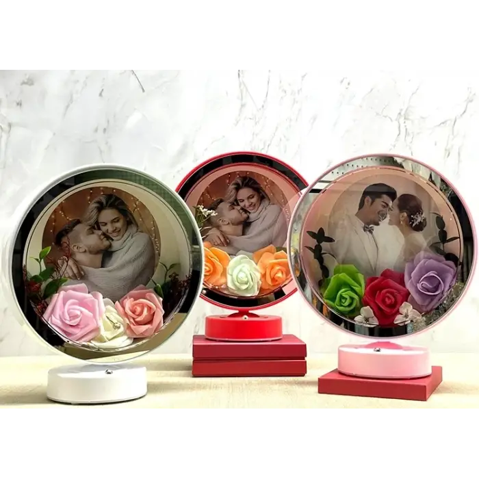 Kişiye Özel Fotoğraf Alanlı Ledli Çerceve Alk4449