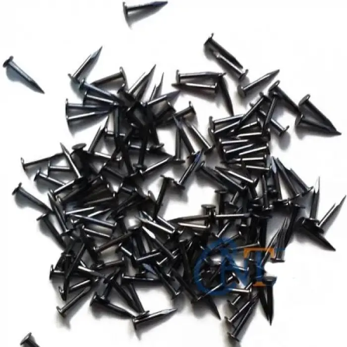 Klips, Menteşe, Ayağı Çivisi 9mm Çelik - Siyah 100gr