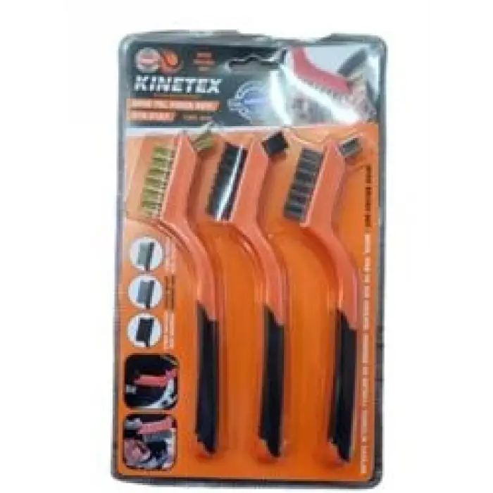 Knitex KTX-3127 ini Tel Fırça Seti 3 Parça (KDO)