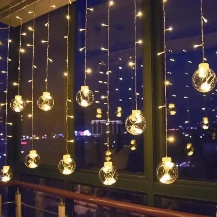 Küre Toplu Perde Led Işık Mz-16-21