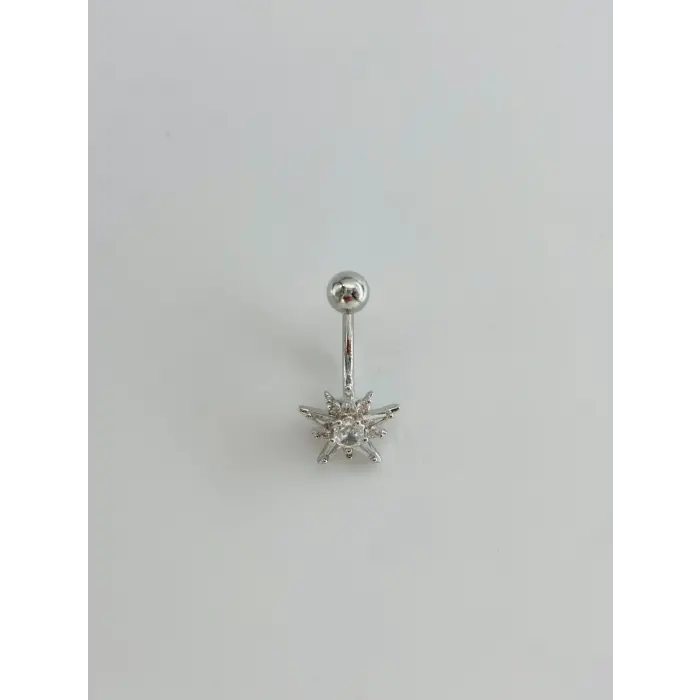 Kutup Yıldızı Detaylı Göbek Piercing - Pg0161