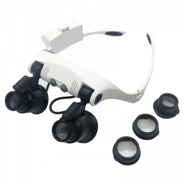 Kuyumcu,saat Onarım Için 10x15x20x25x Mercekli Gözlük Büyüteç9892g3a