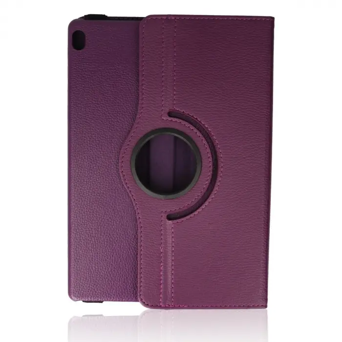 Lenovo M10 X505f Kılıf 360 Tablet Deri Kılıf - Mürdüm