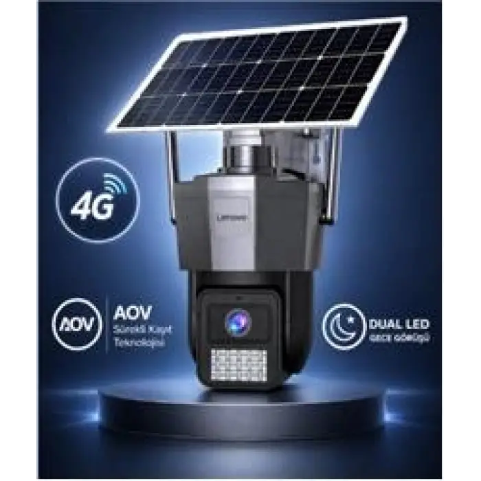 Lenovo X6T-4G 3MP AOV Smart Tek Kamera 4G Solar Kamera