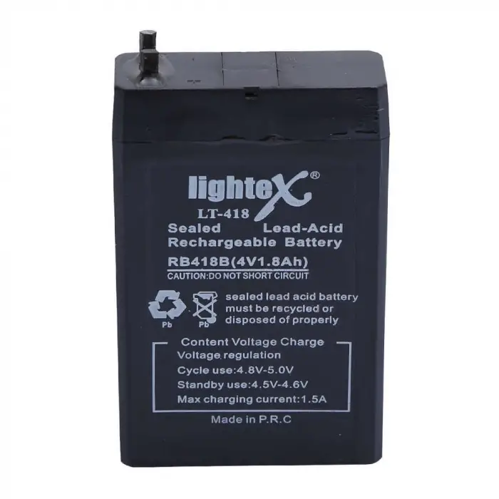 Lightex Lt-418 4v 1.8ah Işıldak Fener Aküsü