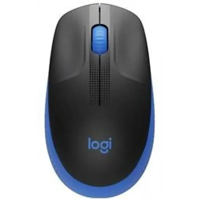 Logitech 910-005909 M191 Mavi Büyük Boy Kablosuz Mouse Optik 1000 Dpı Buton