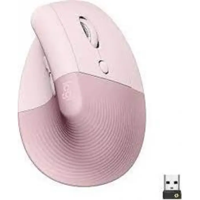 Logitech 910-006478 Lift Kablosuz Ergonomik Dikey Rose Mouse (KDO)