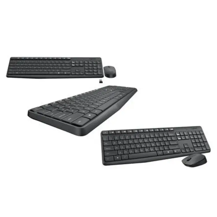 Logitech 920-007931 MK235 İngilizce Kablosuz Klavye & Mouse Seti (KDO)
