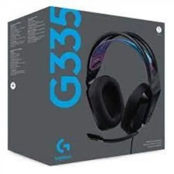 Logitech 981-000978 G335 Siyah Gaming Oyuncu Kulaklığı (KDO)