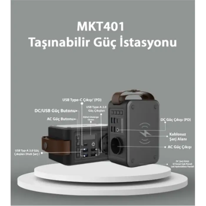Makim MKT401 TAŞINABİLİR GÜÇ İSTASYONU