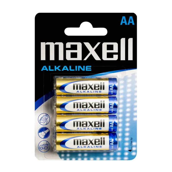 Maxell Lr6 Aa Alkalin Kalem Pil 4’lü Paket Blister