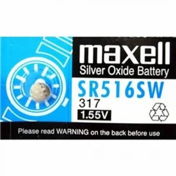 Maxell Sr-516Sw Lityum 10lu Paket Pil (KDO)