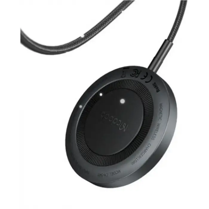 MCDODO CH-5490 15W IPHONE MANYETİK KABLOSUZ ŞARJ CİHAZI - Siyah