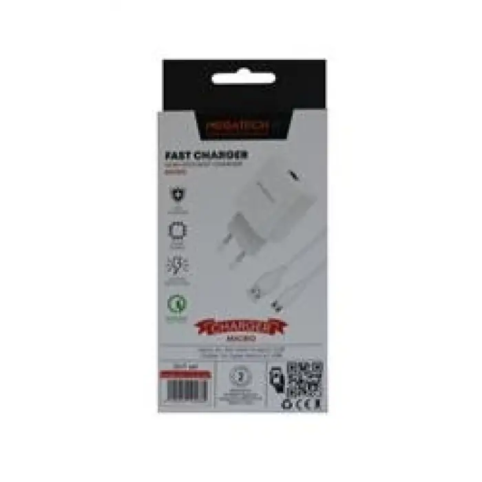 Megatech CC01 (CC22-M3 ) 2in1 5v-3.0 Ev Şarj+ Micro Kablo Hızlı Şarj (KDO)