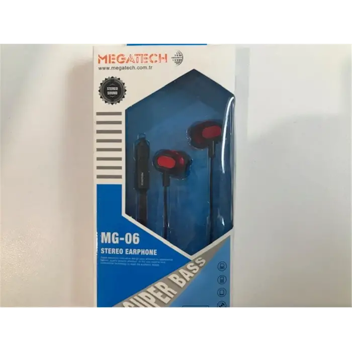 Megatech MG-06 Kırmızı Mikrofonlu Kulaklık (KDO)