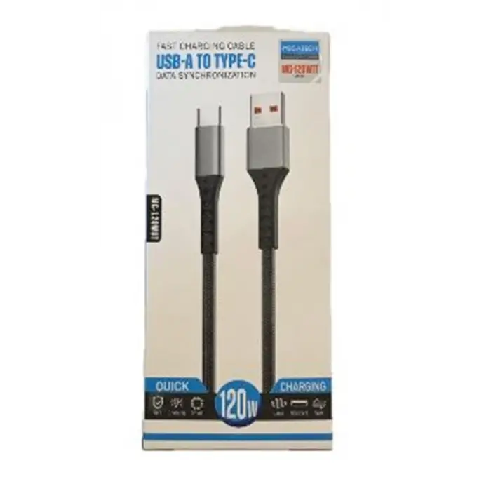 Megatech MT-120wt Hasır 120W Usb To Type-C Data Kablosu (KDO)