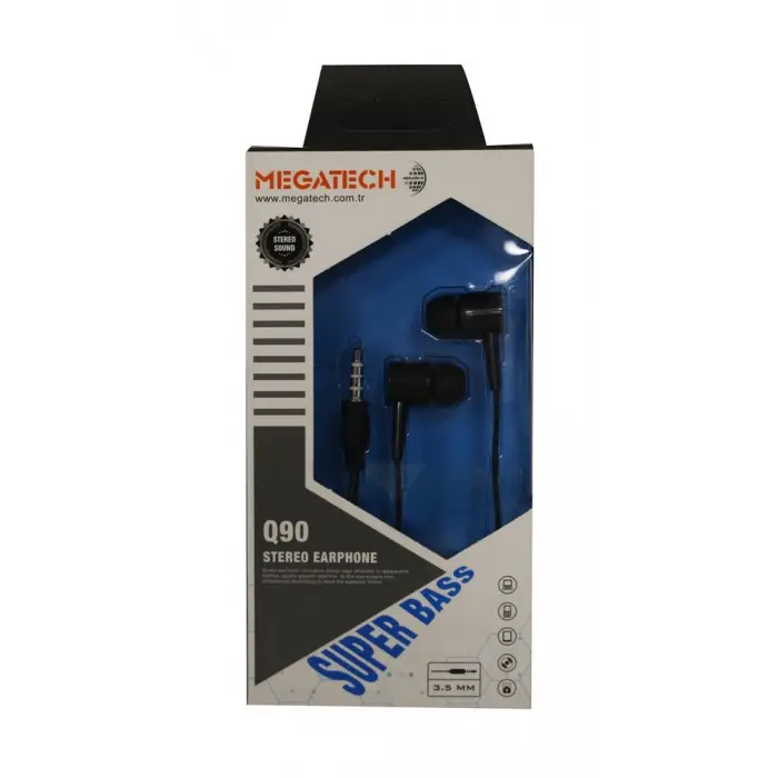 Megatech Q90 Mavi Mikrofonlu Kulaklık (KDO)