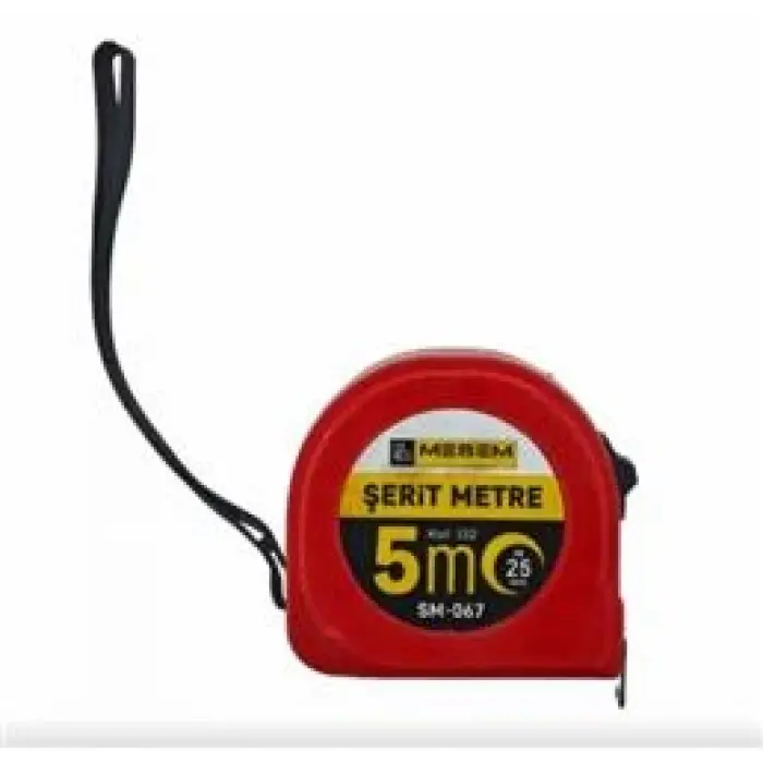 Meşem Çelik Şerit Metre 5x25 Mm Sm-067 152 (KDO)