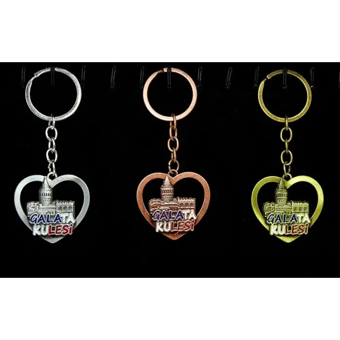 Metal Galata Kulesi Anahtarlık Alk2209