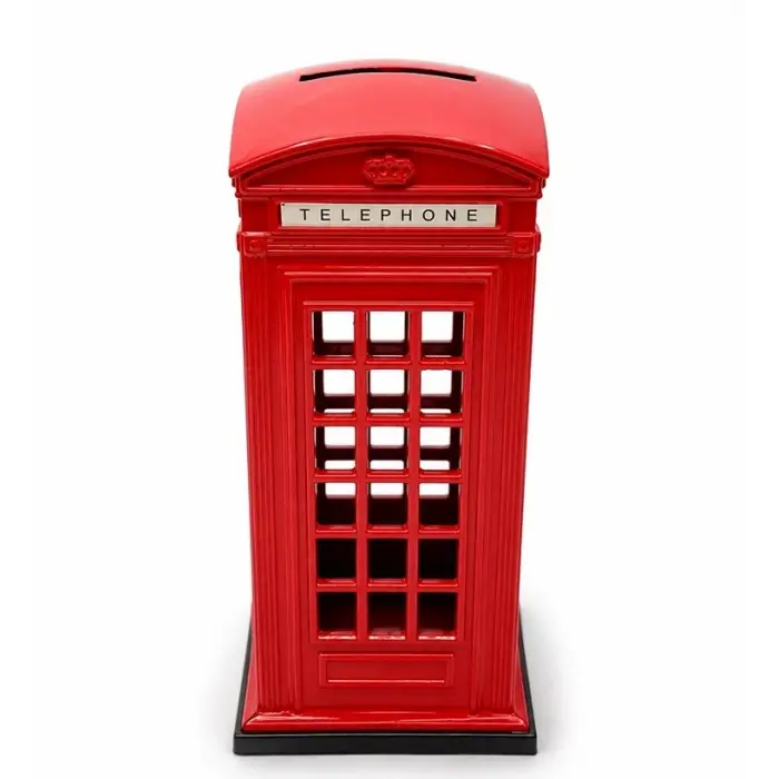 Metal Telefon Kulübesi Kumbara Alk5391