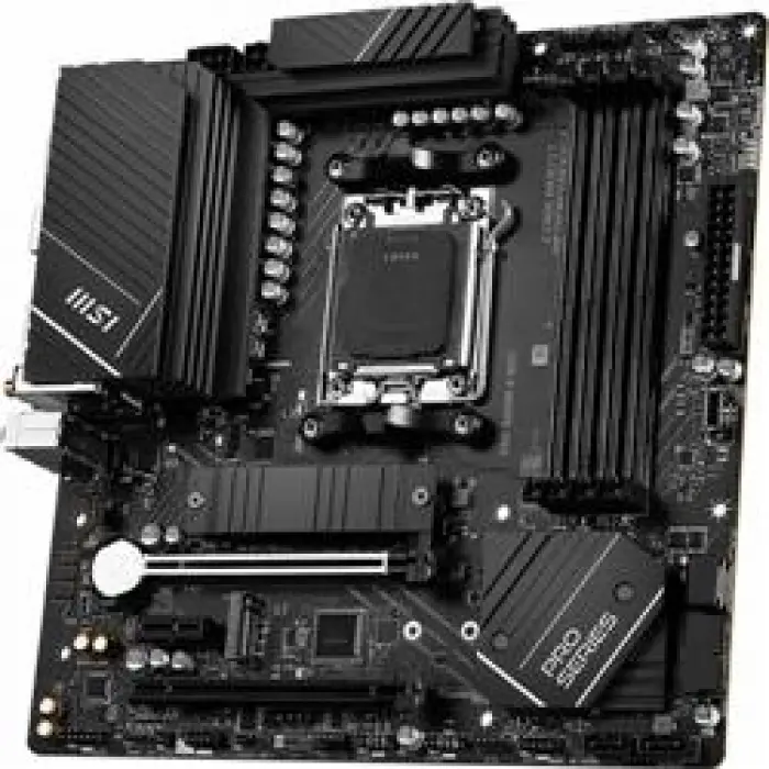 Msı Mb Pro B650M-A Wifi Am5 Ddr5 6400Mhz(Oc) Hdmı Dp M.2 Usb3.2 2.5G Lan Wifi 6E Matx Anakart (KDO)