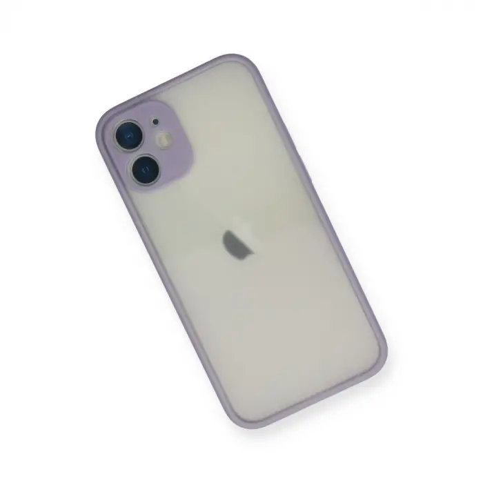Newface Apple İphone 11 Pro Max Kılıf Montreal Silikon Kapak - Mor