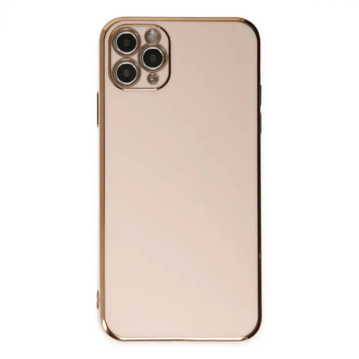 Newface Apple İphone 11 Pro Max Kılıf Volet Silikon - Pembe
