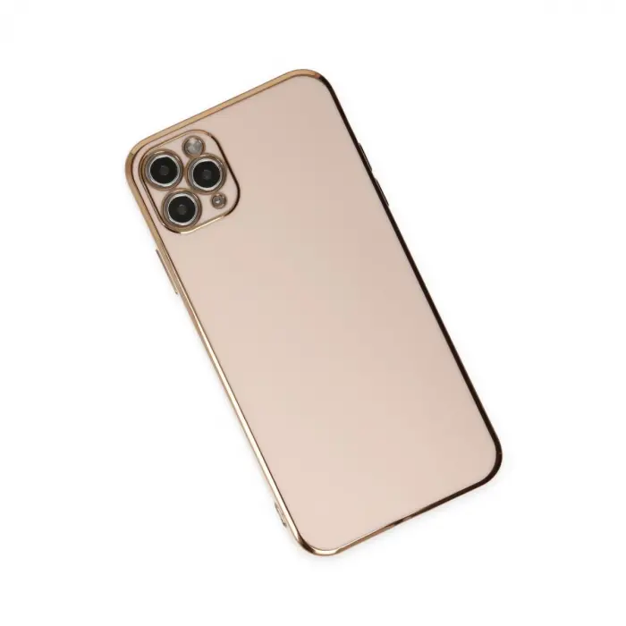 Newface Apple İphone 11 Pro Max Kılıf Volet Silikon - Pembe