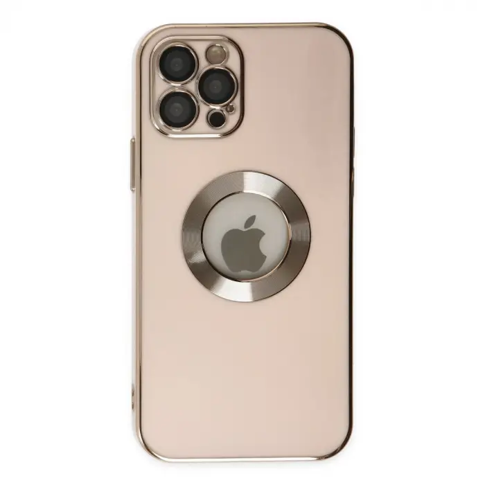 Newface Apple İphone 12 Pro Max Kılıf Store Silikon - Pembe