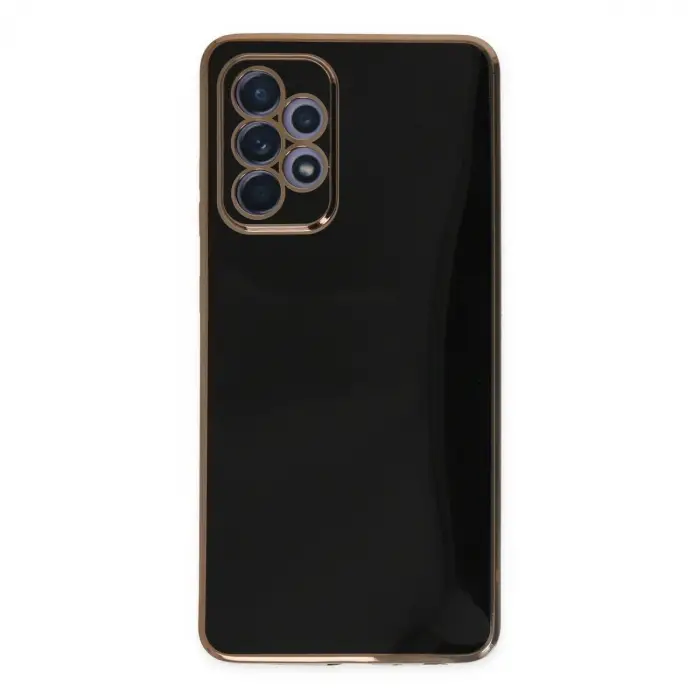 Newface Samsung Galaxy A52 Kılıf Volet Silikon - Siyah
