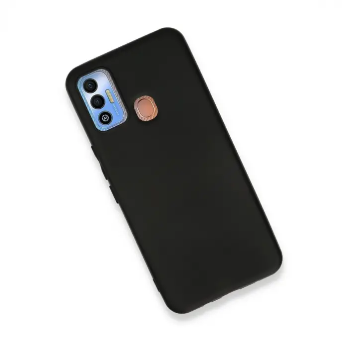 Newface Tecno Spark 7t Kılıf First Silikon - Siyah
