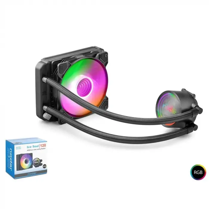 Nodar Nd2502 Sıvı Soğutma Fan 120 Argb 12Cm Siyah (KDO)