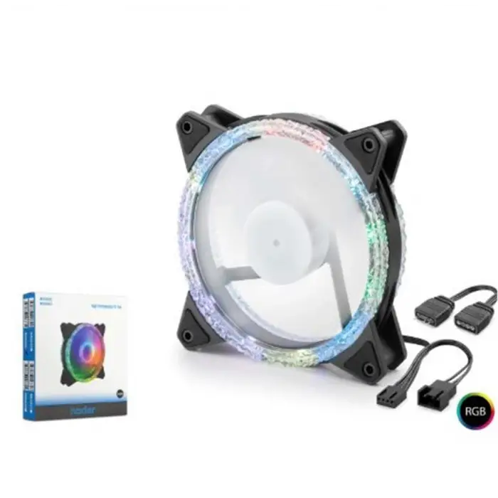 NODAR ND2662 Kasa Fanı Dış Kristal ARGB 120 mm Siyah (KDO)